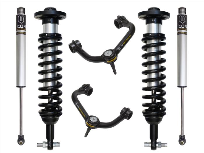 ICON Vehicle Dynamics 2015-2020 Ford F-150 2wd 0-3" Lift Stage 2 Suspension System With Tubular Uca K93092T