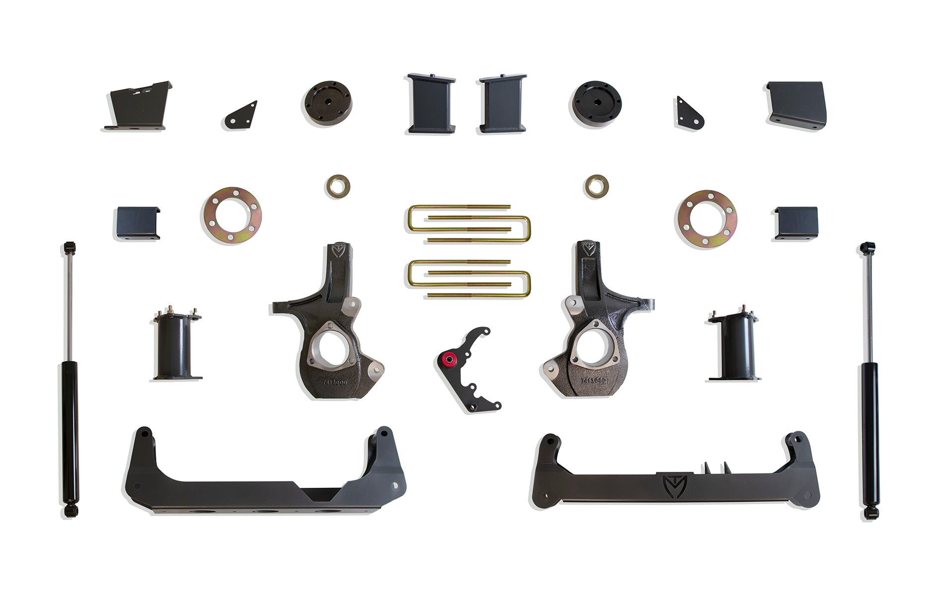 MaxTrac Suspension 2007-2016 Chevrolet Silverado 1500 2007-2016 GMC Sierra 1500 4WD 7"/5" Height Maxpro Lift Kit With Max Trac Shocks K941370