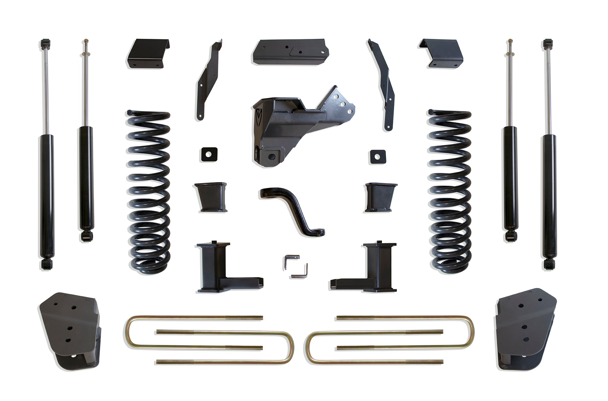 MaxTrac Suspension 6" Lift Kit Including Diesel Coils Radius Arm Brackets Blocks U-Bolts & Front Rear Max Trac Shocks K943362