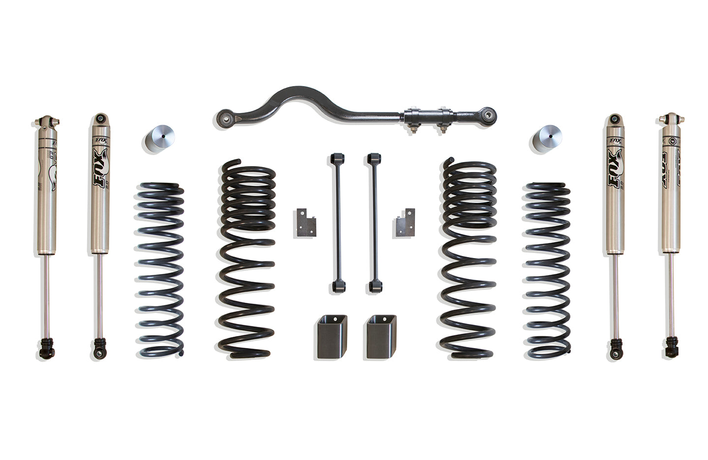 MaxTrac Suspension 2020-2024 Jeep Gladiator 4WD 4.5"/2" Height Front & Rear Maxpro Elite Lift Kit With Fox Shocks K949942F