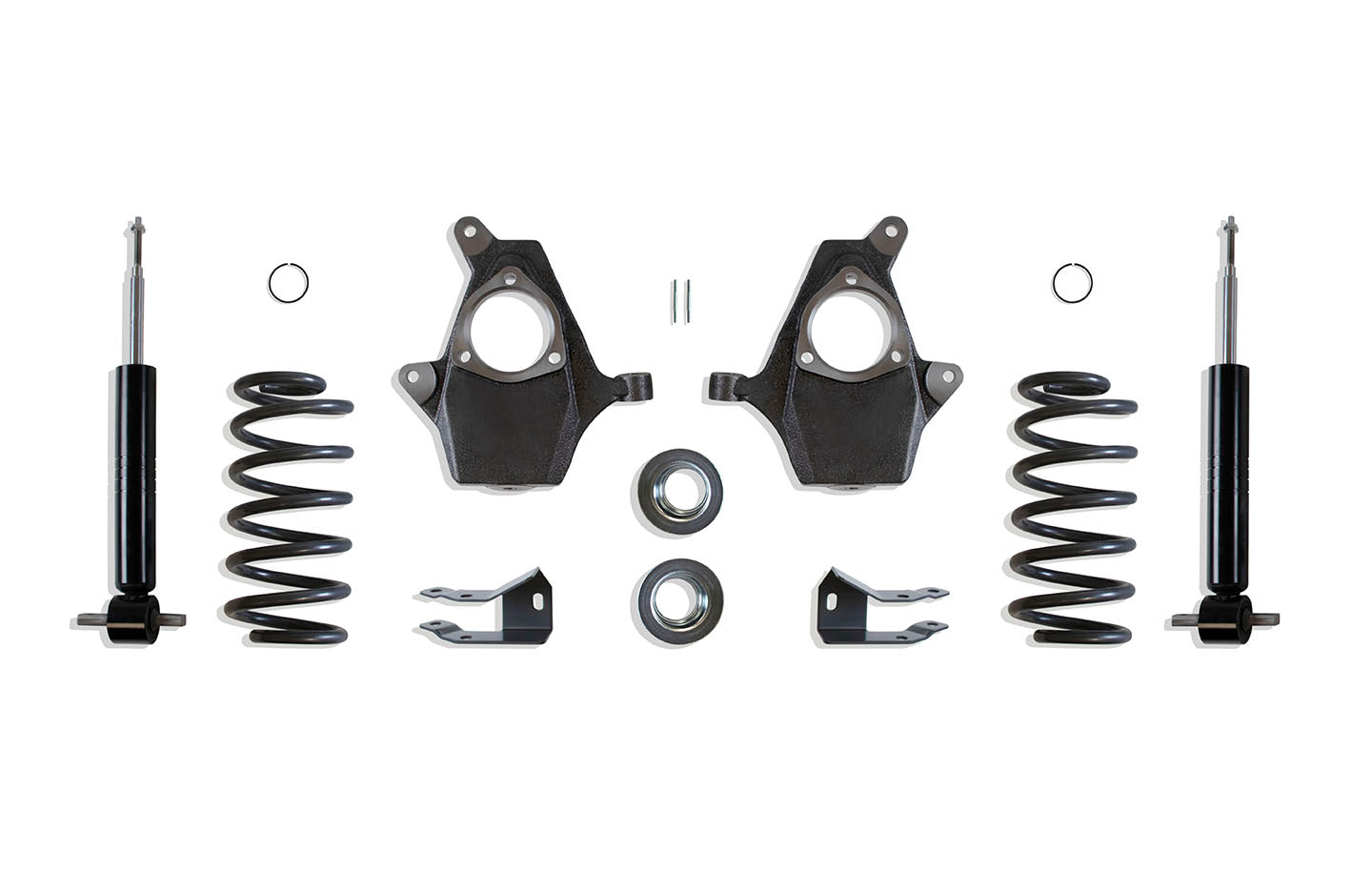 MaxTrac Suspension 2WD 4WD 3"-4" Lowering Kit Including Front Lowering Struts Spindles Rear Coils Shock Extenders & Sensor Rods KS331234S