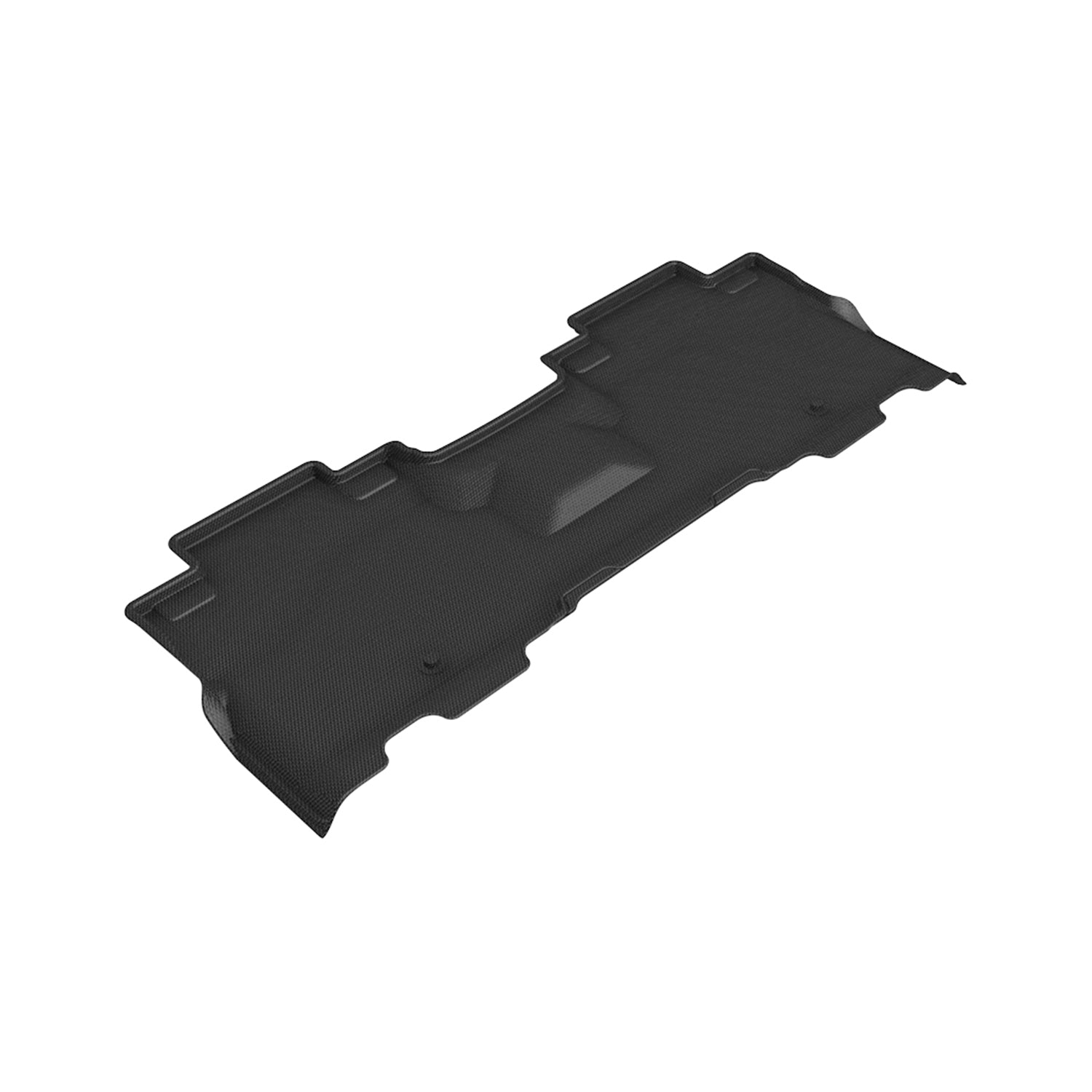 3D Maxpider 2018-2024 Ford Expedition Max Kagu 2Nd Row Carbon Fiber Embossed Pattern Black Floor Mats L1FR14821509