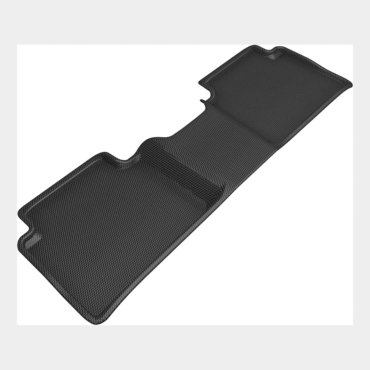 3D Maxpider 2023-2024 GMC Canyon Custom Fit Floor Liner Crew Cab 2nd Row Kagu Carbon Fiber Embossed Pattern Black L1GM03321509