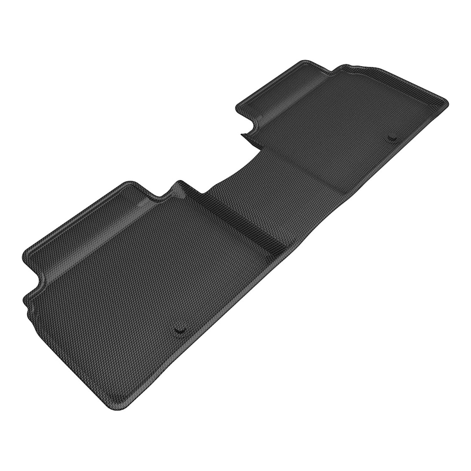 3D Maxpider 2023-2024 Genesis G80 Kagu 2nd Row Floor Mat Carbon Fiber Embossed Pattern Black L1GS01021509