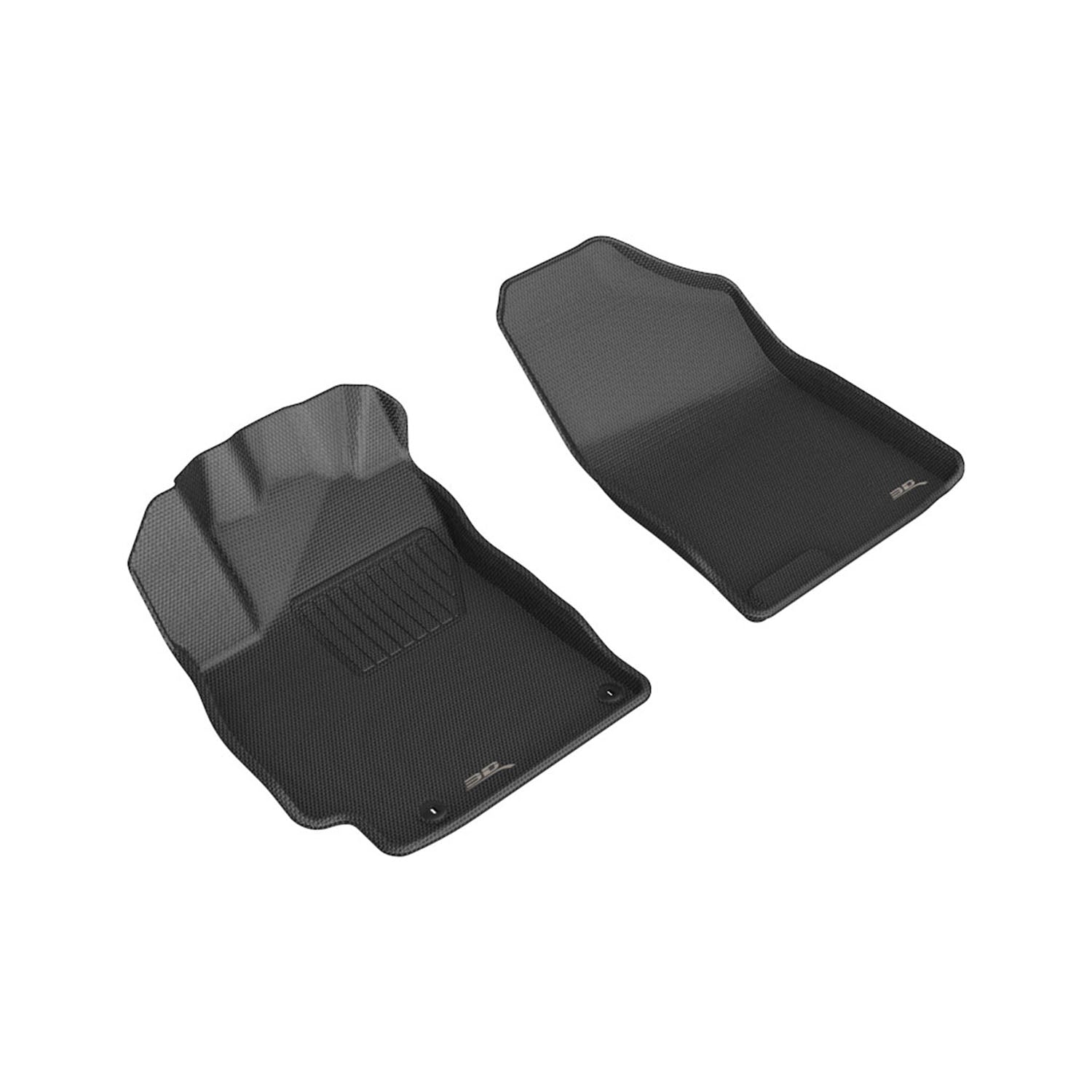 3D Maxpider 2021-2024 Hyundai Elantra Custom Fit Kagu Black 1st Row Floor Liner L1HY11011509