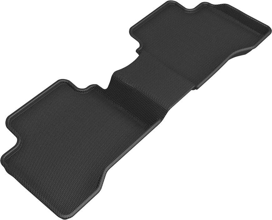 3D Maxpider 2021-2024 Hyundai Elantra Custom Fit Kagu 2nd Row Carbon Fiber Embossed Pattern Black Floor Mats L1HY11121509