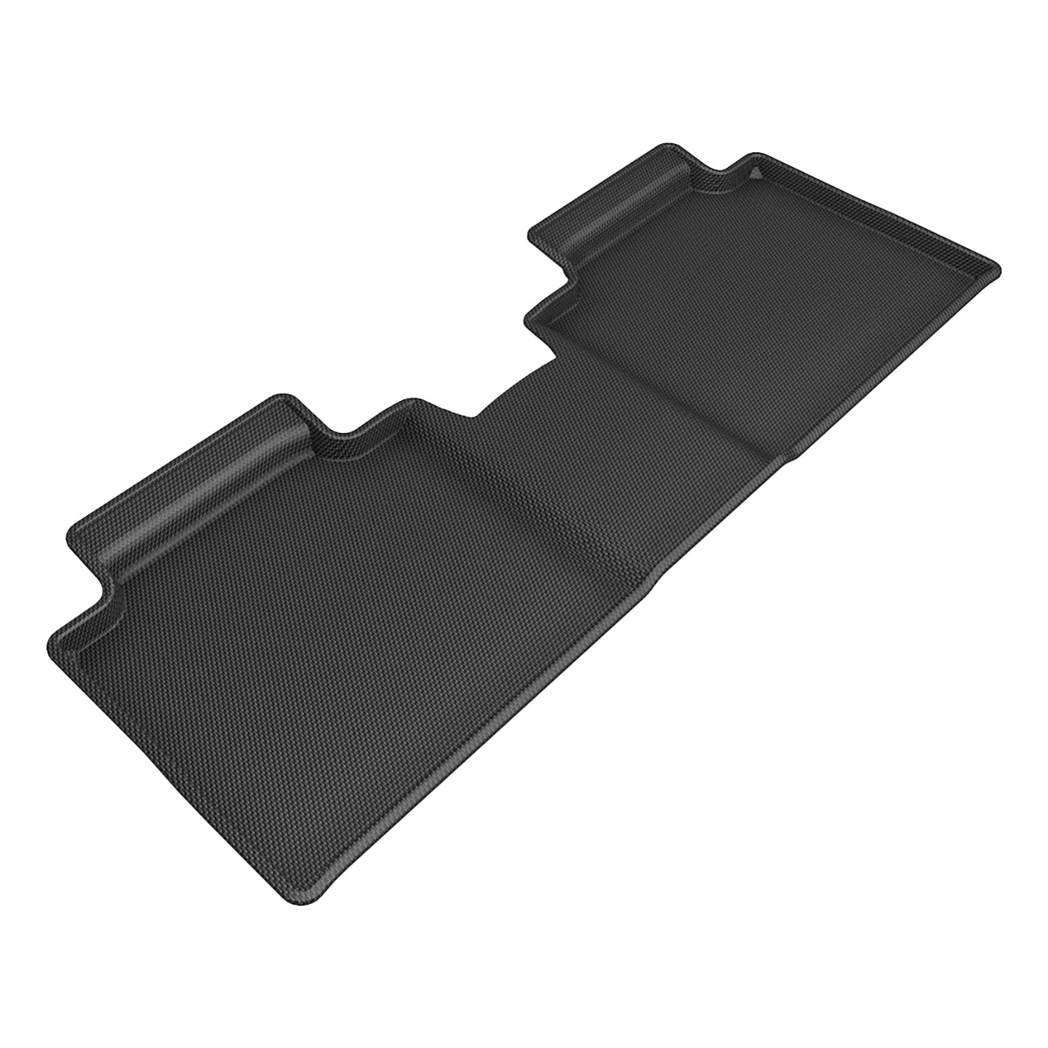 3D Maxpider 2023 Lexus RZ Kagu 2nd Row Floor Mat Carbon Fiber Embossed Pattern Black L1LX08421509