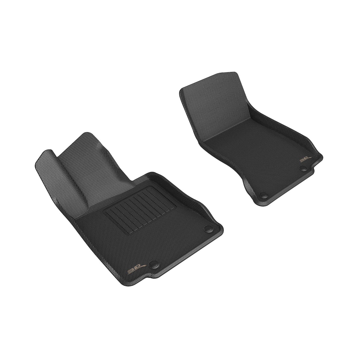 3D Maxpider 2022-2024 Mercedes-Benz C-Class Sedan W206 Custom Fit Kagu Black 1st Row Floor Liner L1MB15811509