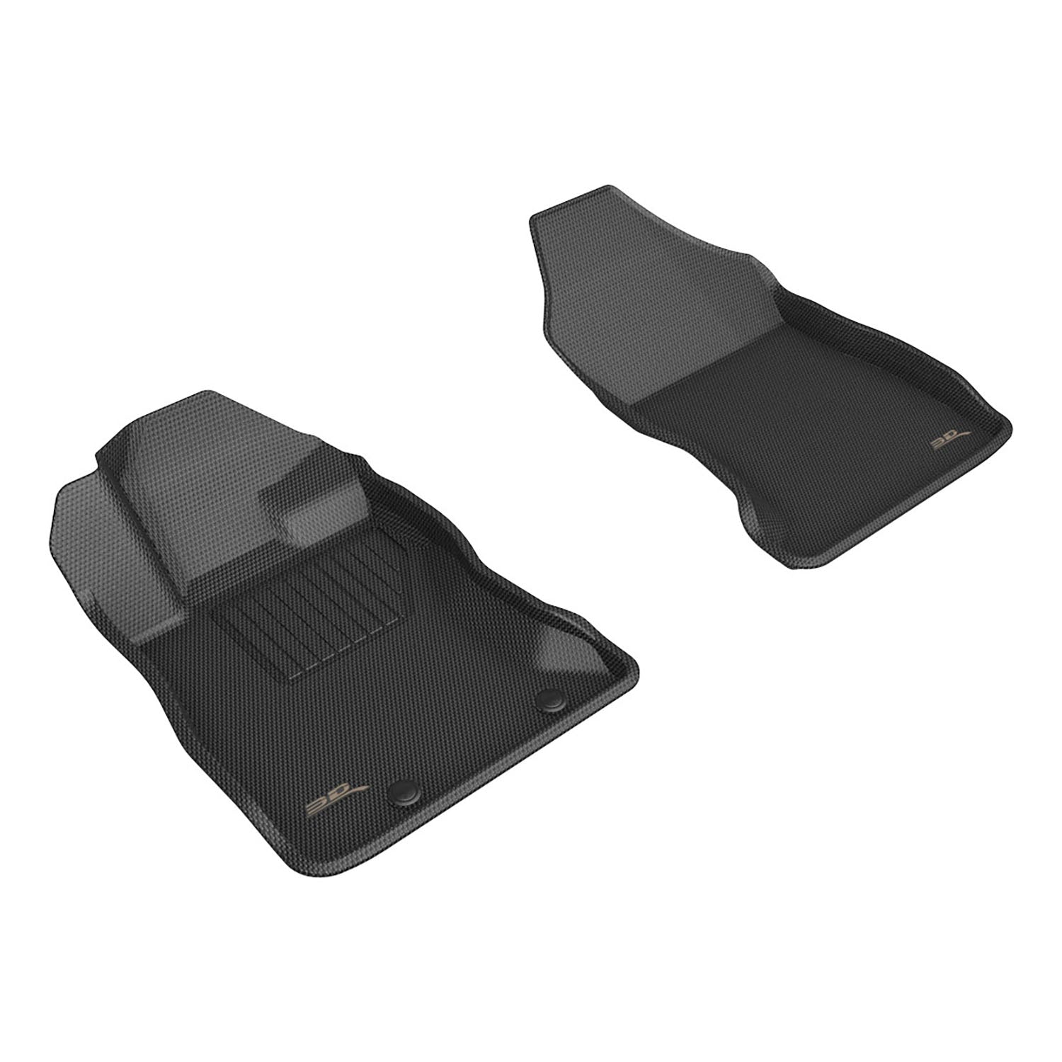 3D Maxpider 2022-2024 Subaru WRX Custom Fit Kagu Black 1st Row Floor Liner L1SB03611509