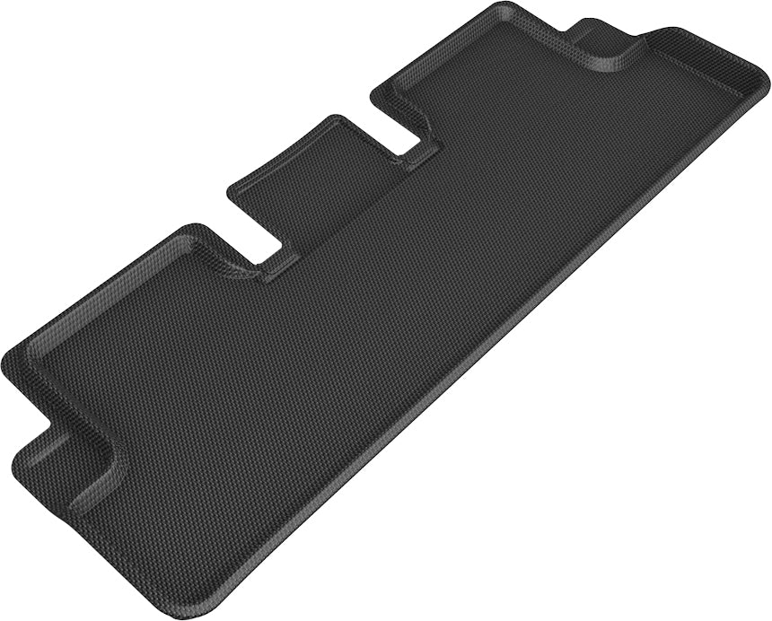 3D Maxpider 2020-2023 Tesla Model 3 Custom Fit 2nd Row Black Kagu Carbon Fiber Embossed Pattern Floor Mat L1TL01621509