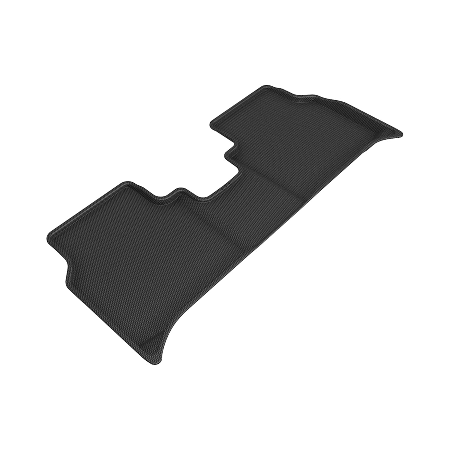 3D Maxpider 2021-2024 Volkswagen Id.4 Custom Fit 2nd Row Kagu Floor Mat Carbon Fiber Embossed Pattern Black L1VW11921509