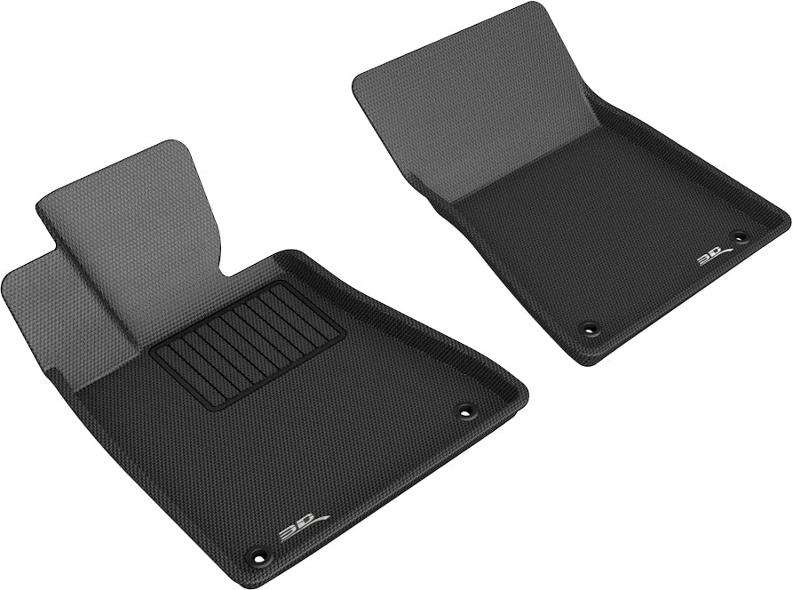 3D Maxpider 2005-2011 Lexus GS Kagu 1st Row Carbon Fiber Embossed Pattern Black Floor Mats L1LX00411509