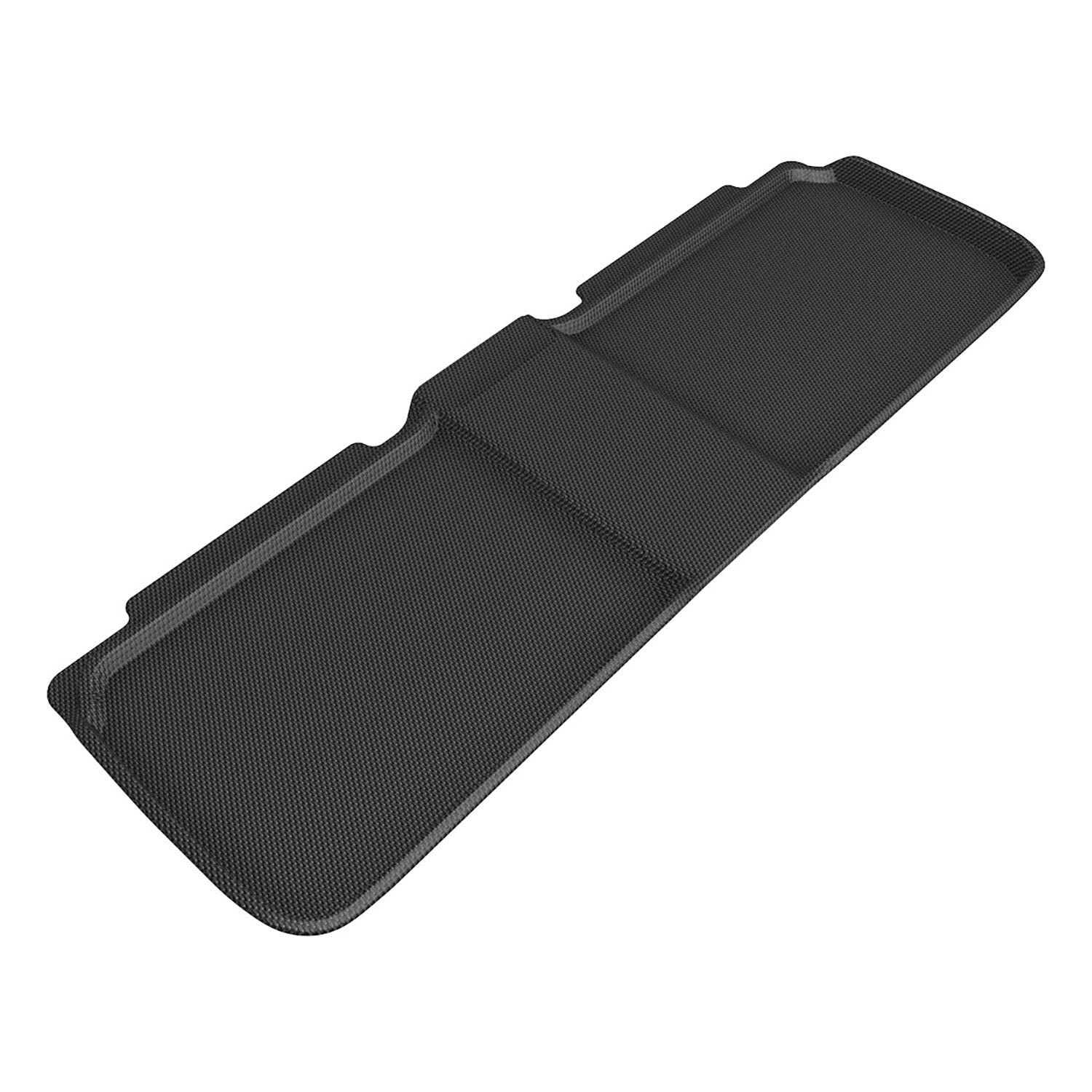 3D Maxpider 2022-2024 Lucid Air Custom Fit Kagu 2nd Row Carbon Fiber Embossed Pattern Black Floor Mats L1LU00021509