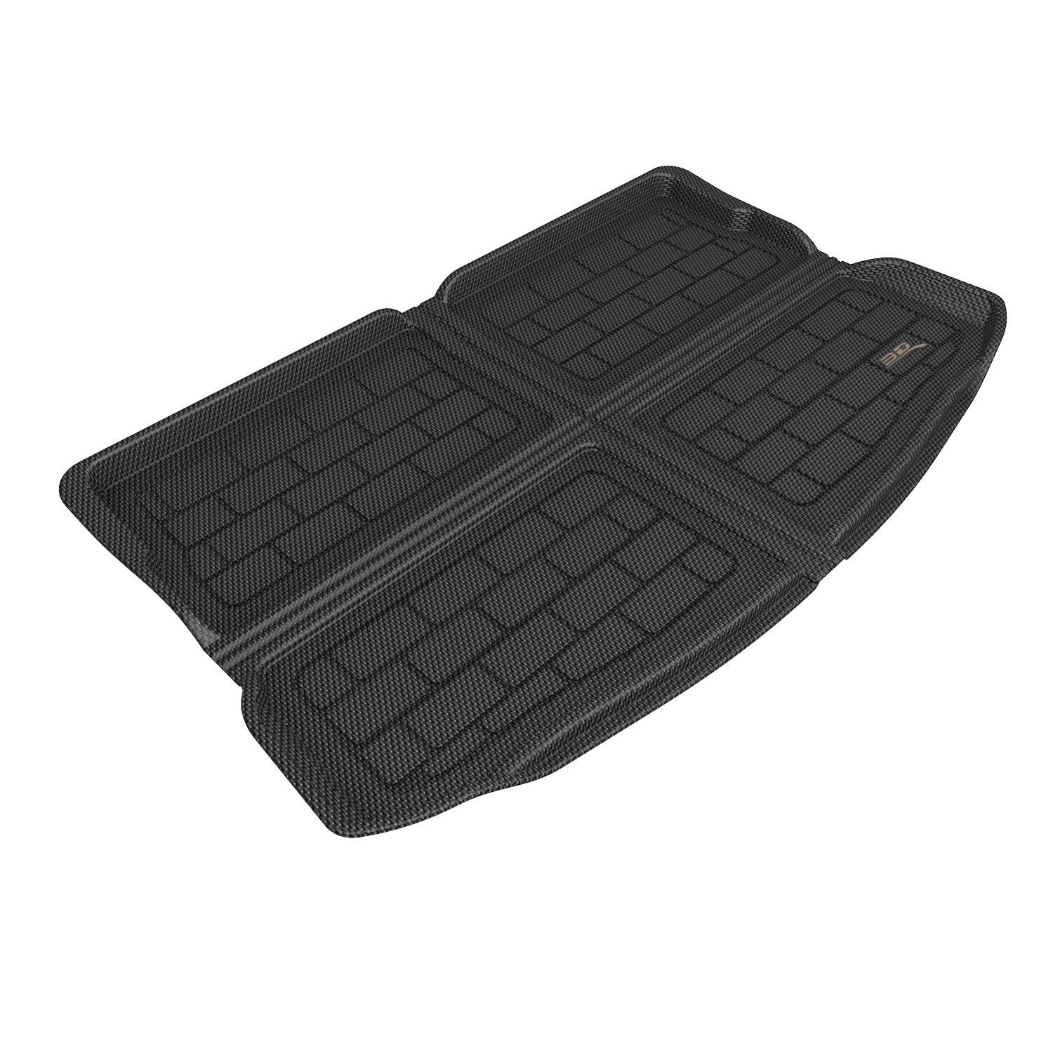 3D Maxpider 2017-2023 Chevrolet Bolt EV Kagu Carbon Fiber Prints Cargo Liner Black M1CH0871309
