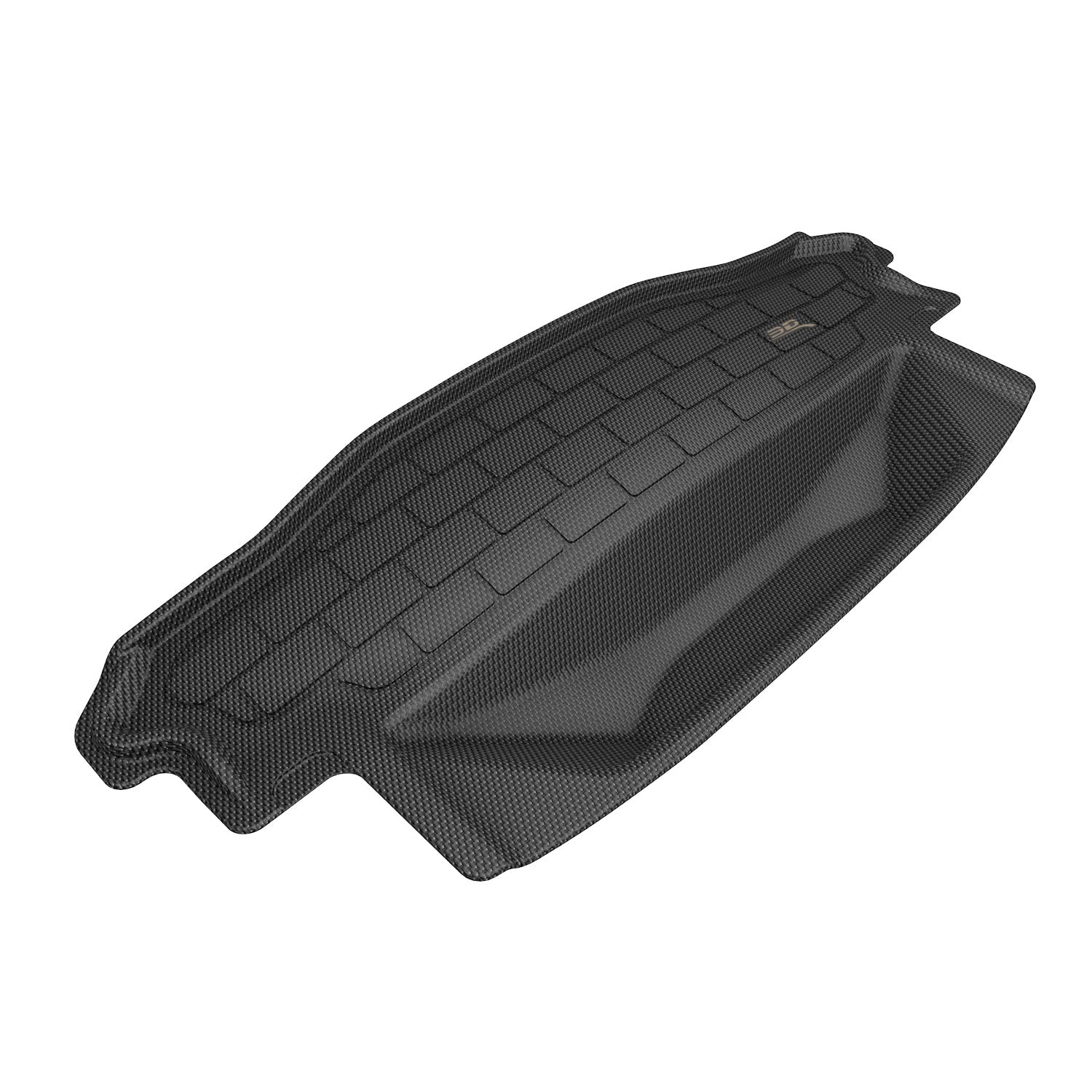 3D Maxpider 2020-2024 Chevrolet Corvette Kagu Carbon Fiber Prints Cargo Liner Black M1CH1041309