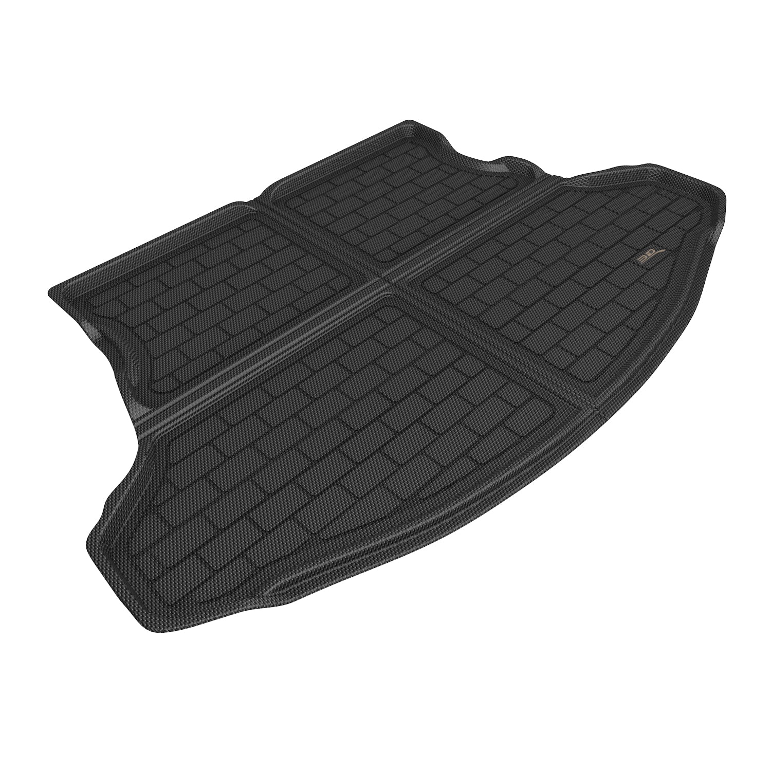 3D Maxpider 2023 Lexus RZ Kagu Cargo Liner Carbon Fiber Embossed Pattern Black M1LX0841309