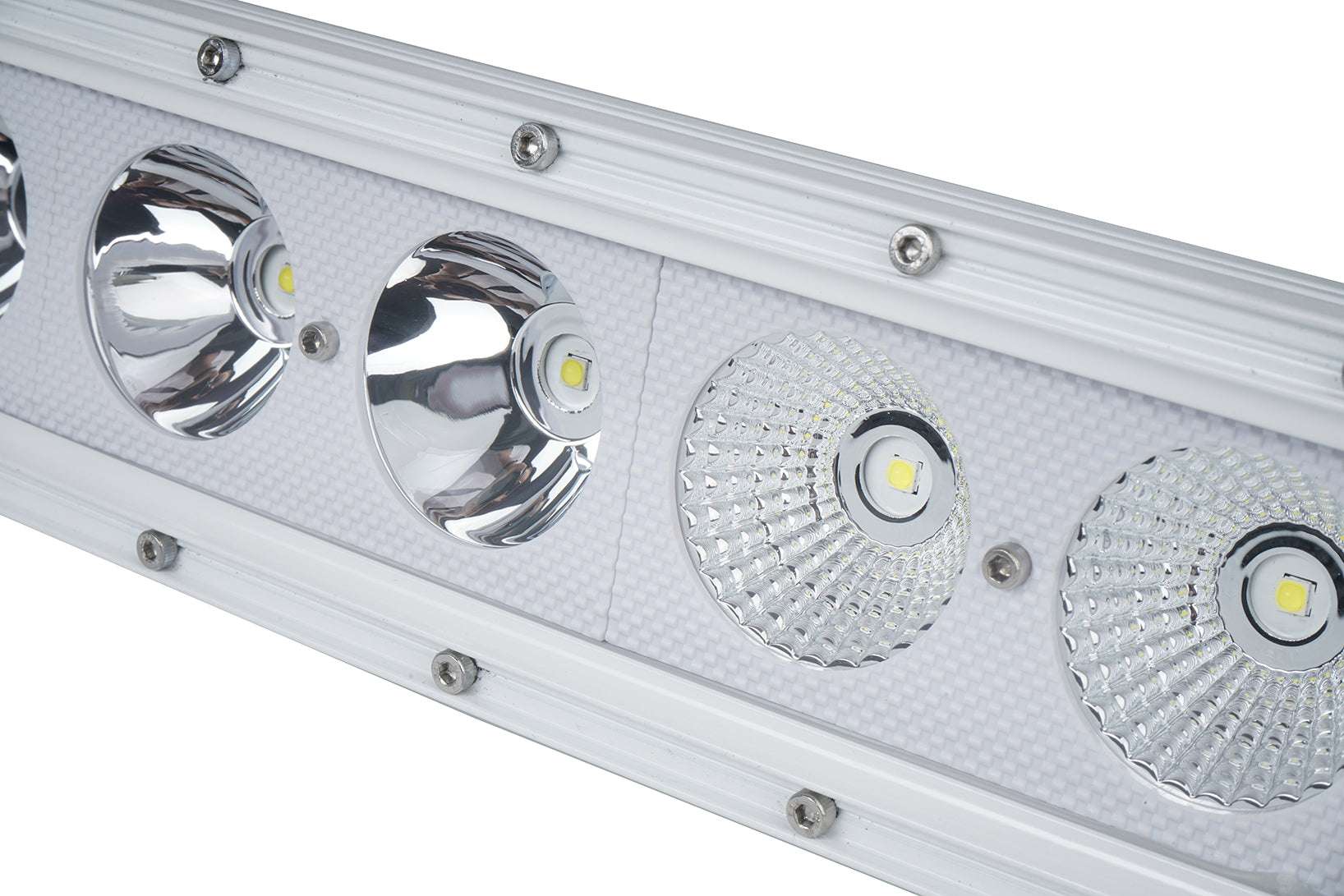 Race Sport 30.5inch Single Row Marine Grade Wrap Around White Shell Light Bar with 140-Watt High Intensity OSRAM LEDs MS140WCWA
