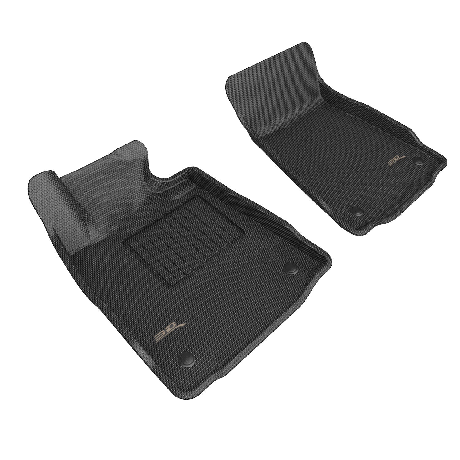 3D Maxpider 2022-2024 Nissan Z Custom Fit Kagu Black 1st Row Floor Liner L1NS14011509