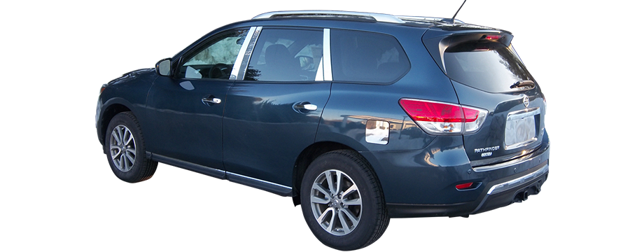 QAA 2005-2011 Nissan Pathfinder Xterra 4dr SUV 2005-2020 Frontier 2dr 4dr Pickup Truck (2 piece Chrome Plated ABS plastic Mirror Cover Set MC25510