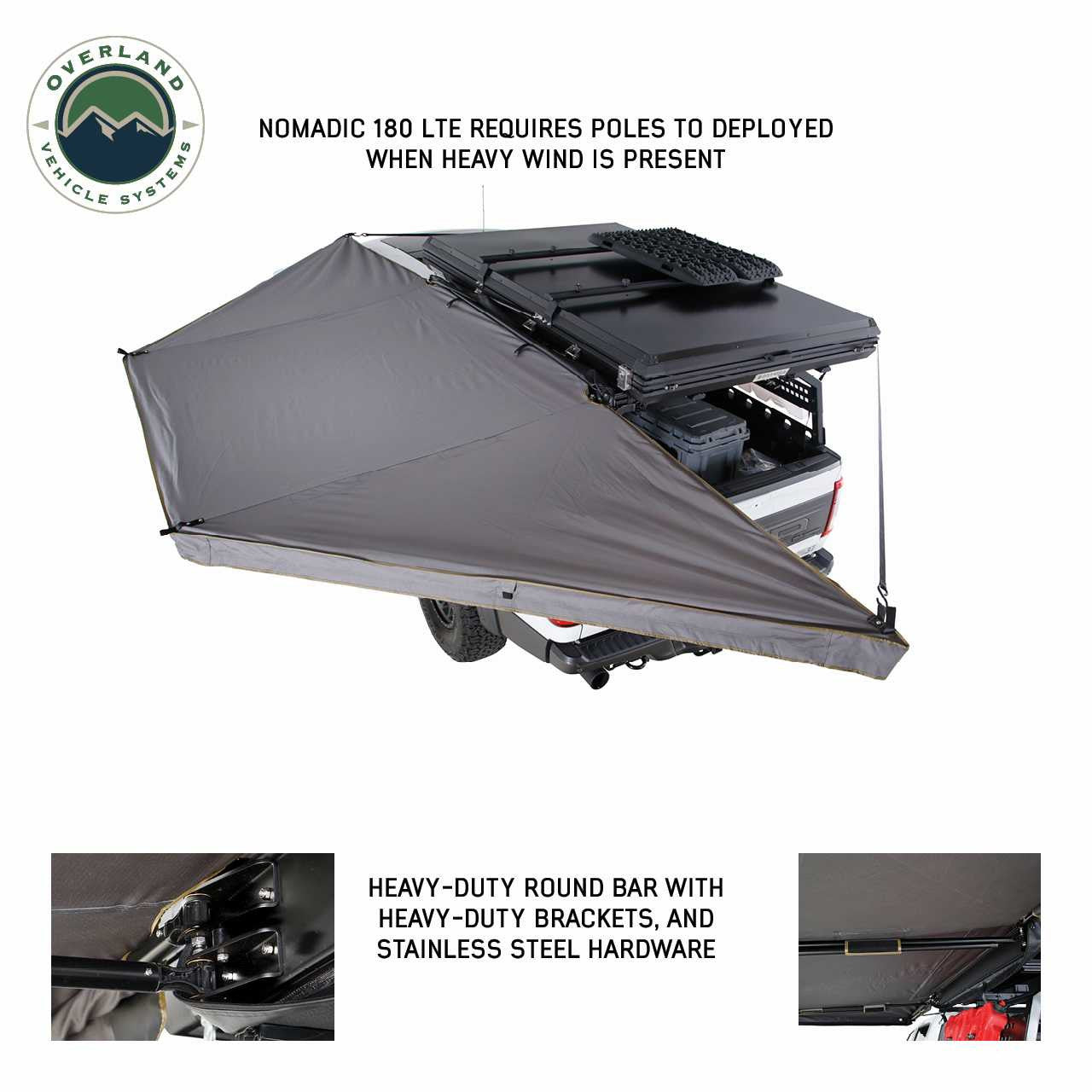 OVS Nomadic 180 LTE 180 Degree Passenger Side Awning 19609917