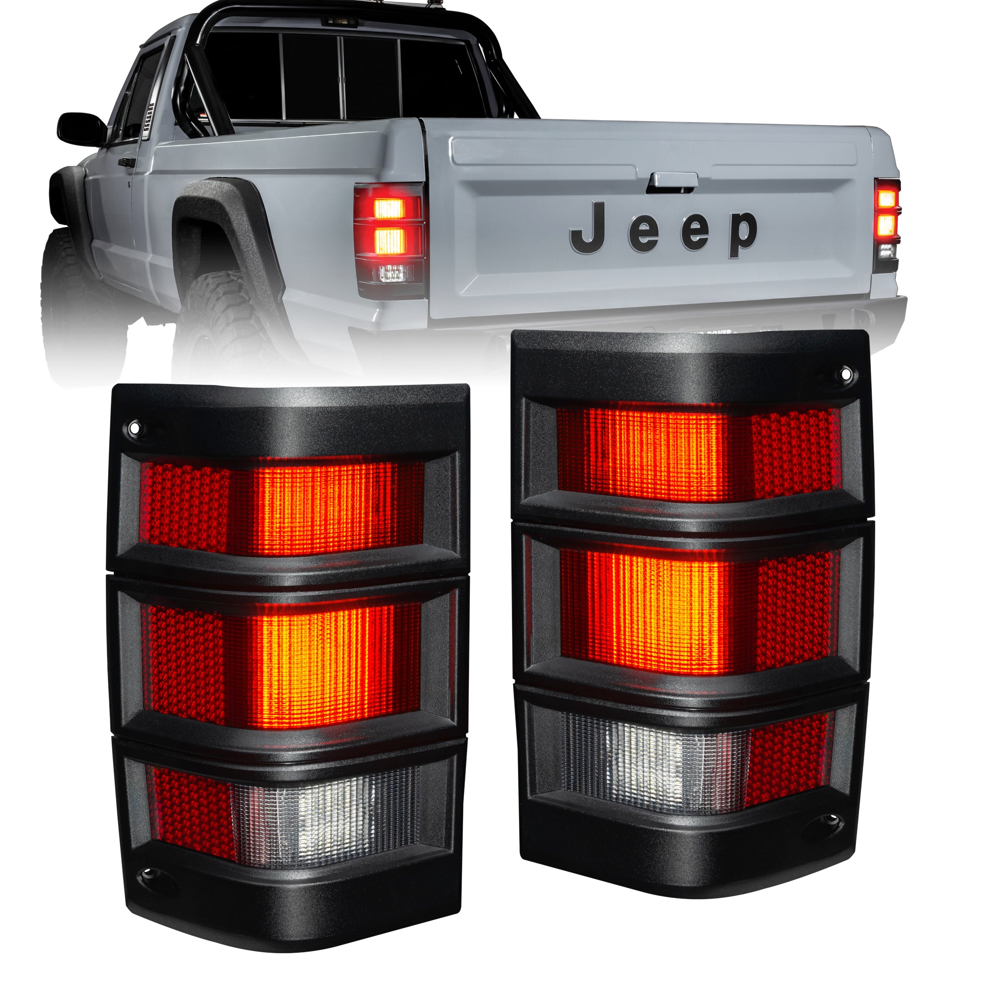 Oracle Lighting 1986-1992 Jeep Comanche MJ LED Tail Lights 5909-003
