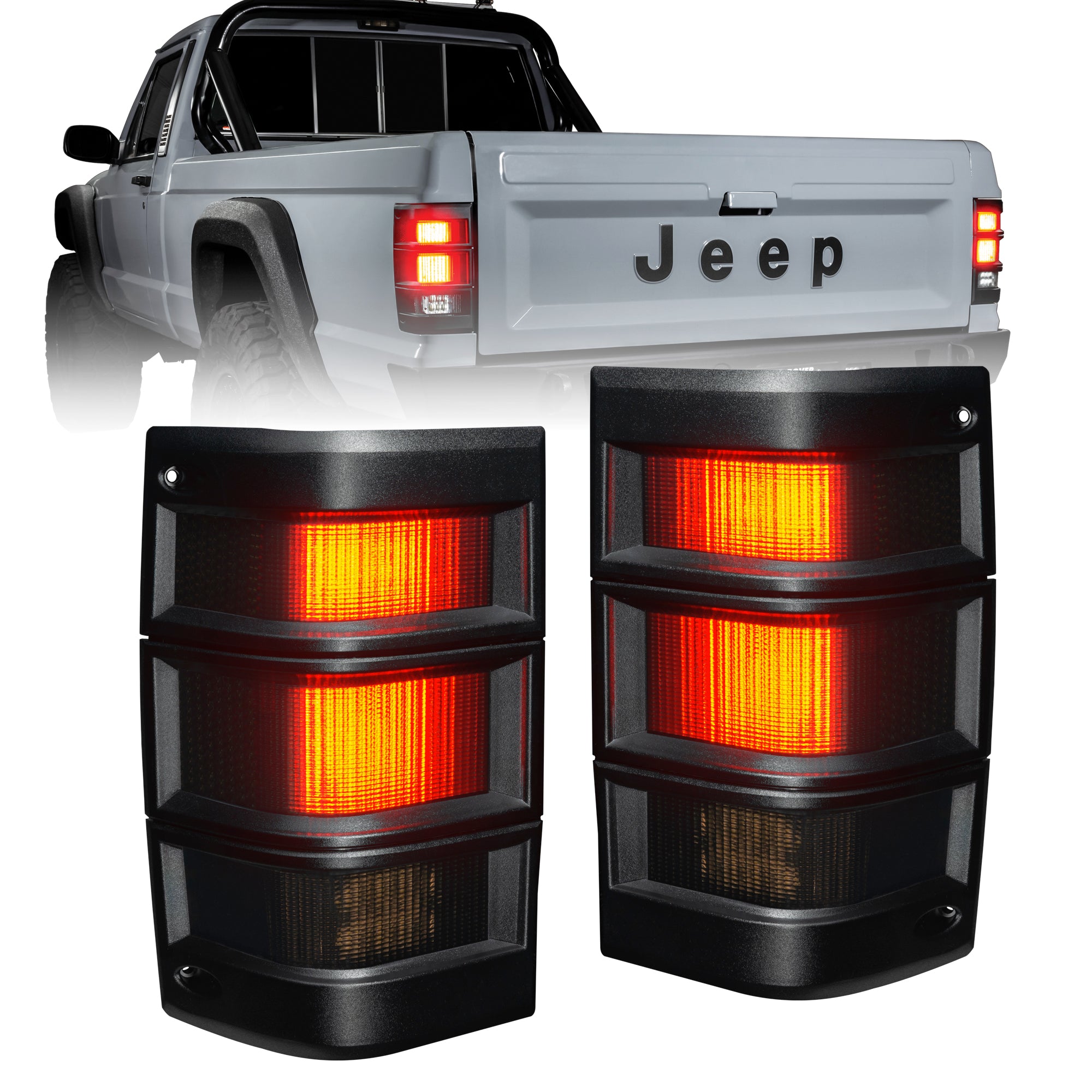 Oracle Lighting 1986-1992 Jeep Comanche MJ LED Tail Lights 5909-020