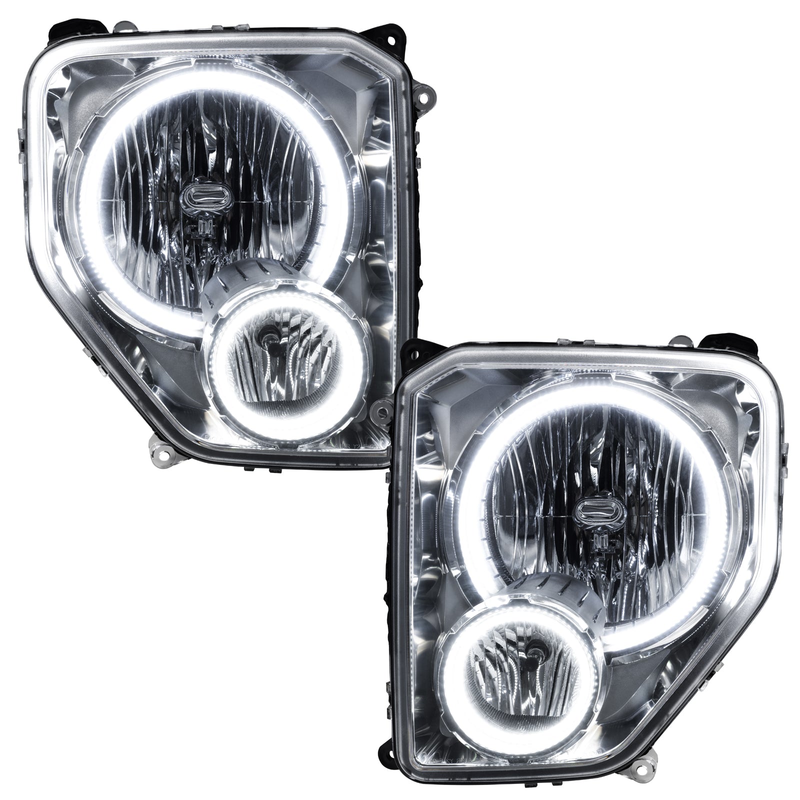 Oracle Lighting 2008-2012 Jeep Liberty Pre-Assembled LED Halo Headlights 7075-001
