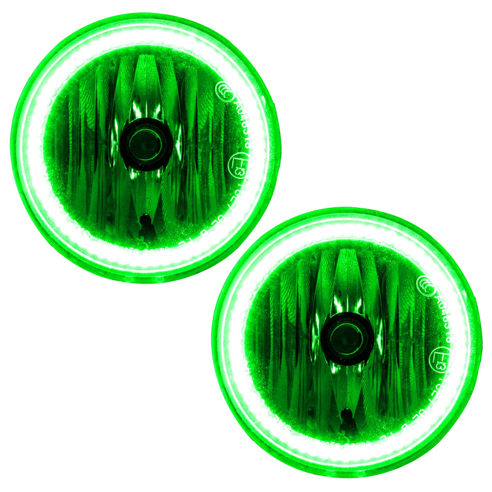 Oracle Lighting 2007-2009 Jeep Patriot Pre Assembled LED Halo Fog Lights Green 7078-004