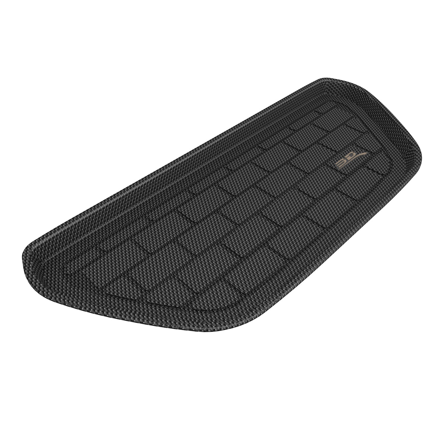 3D Maxpider 2021-2024 Polestar 2 Custom Fit Kagu Cargo Liner Carbon Fiber Embossed Pattern Black M1PS0011309