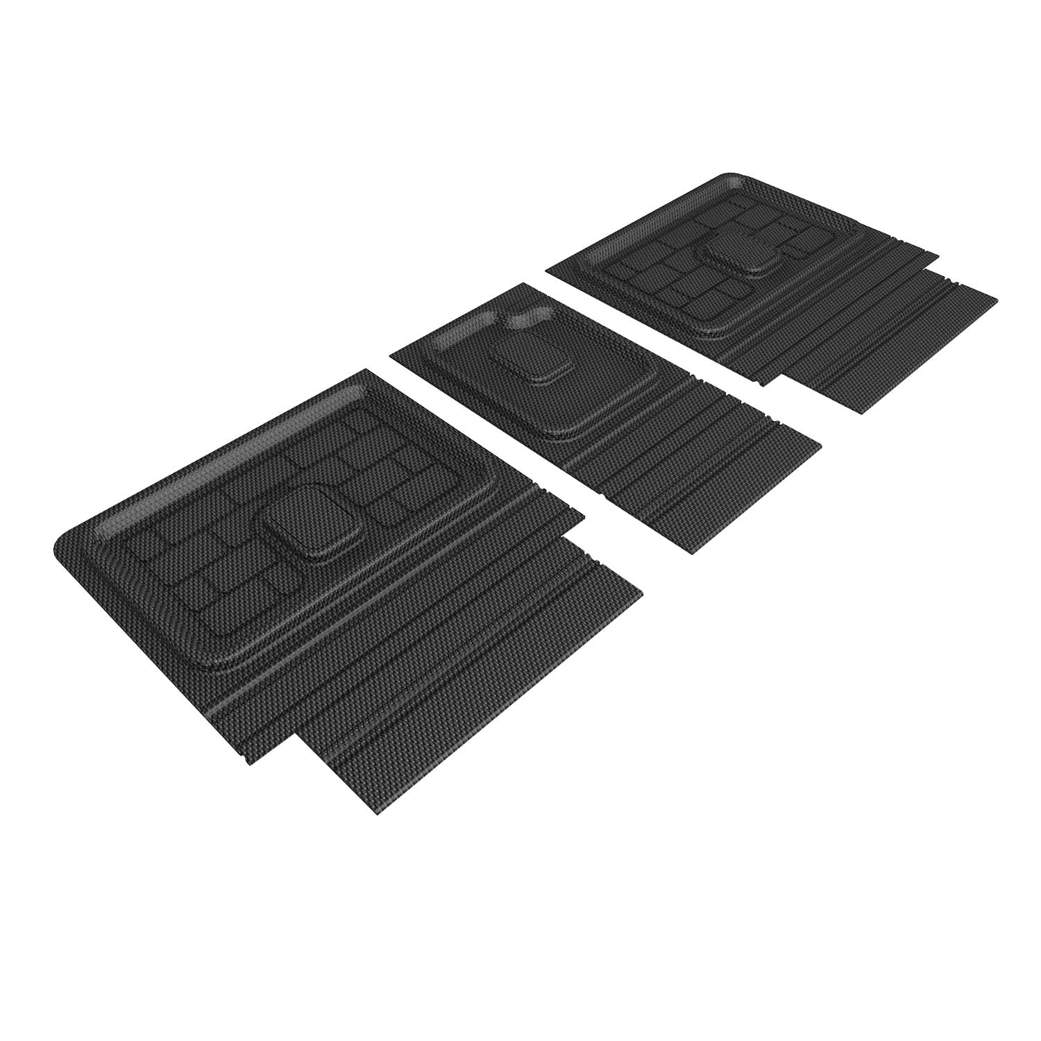 3D Maxpider 2023-2024 Lexus RX Series Custom Fit Kagu Carbon Fiber Embossed Pattern Seatback Protector Black Q1LX0801309