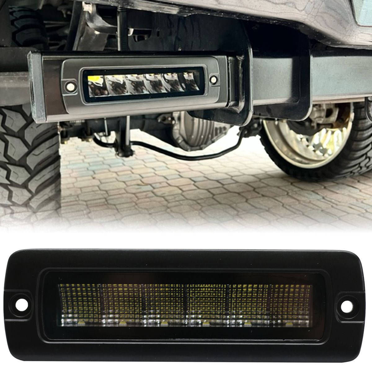 Race Sport 7in 30-Watt RoadRunner SAE Compliant IP67 Flush Mount 3000lm Aux Flood Light with MELT Temp Control System and frameless construction RS7TEMPFM-F