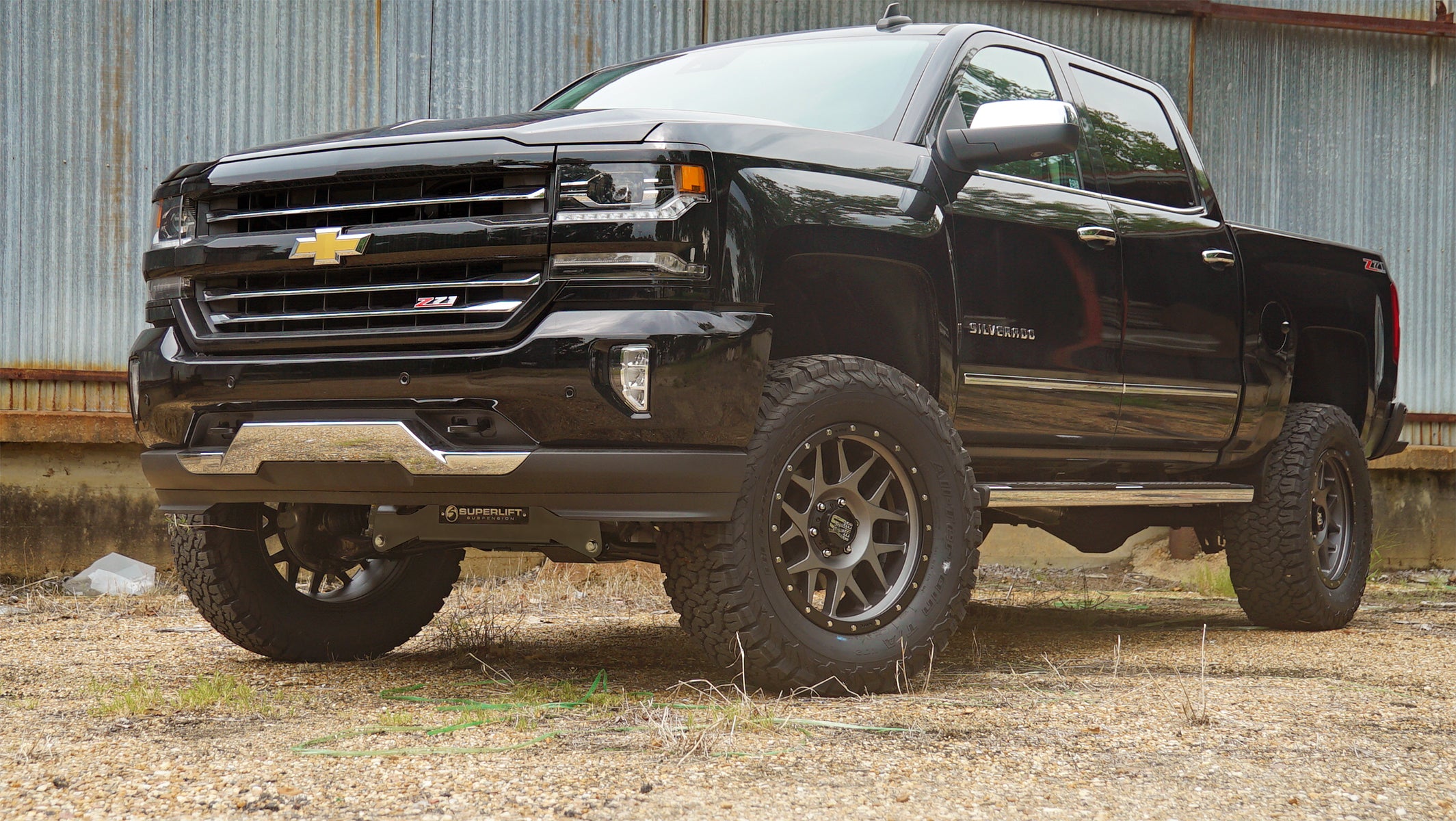 SUPERLIFT 2014-2018 Chevrolet Silverado GMC Sierra 1500 2019 Silverado 1500 Legacy Sierra 1500 Limited 4WD 6.5" Aluminum or Stamp Steel A-Arms Suspension Lift Kit With SL Shocks K161