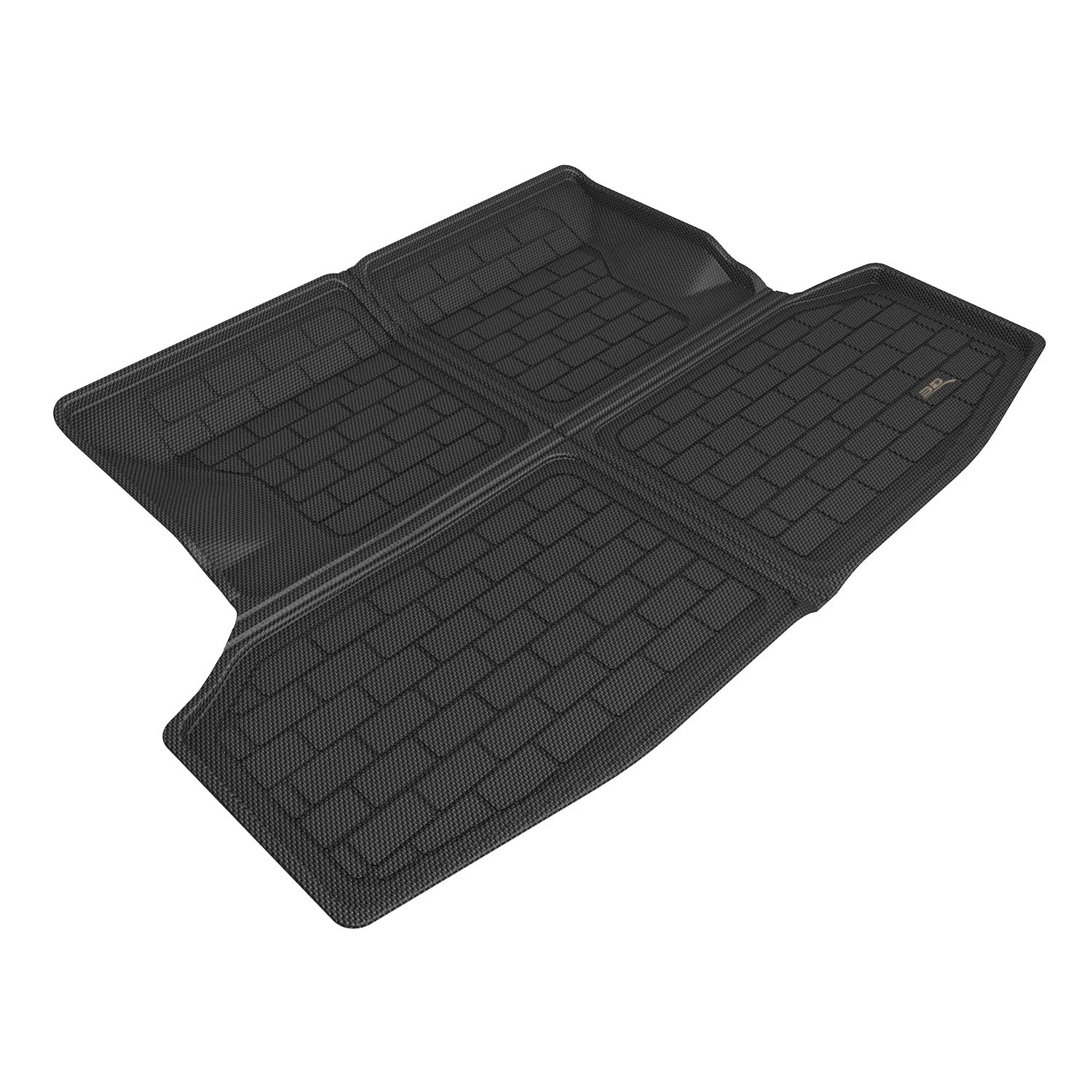 3D Maxpider 2022-2024 Subaru WRX Custom Fit Kagu Carbon Fiber Embossed Pattern Cargo Liner Black M1SB0361309