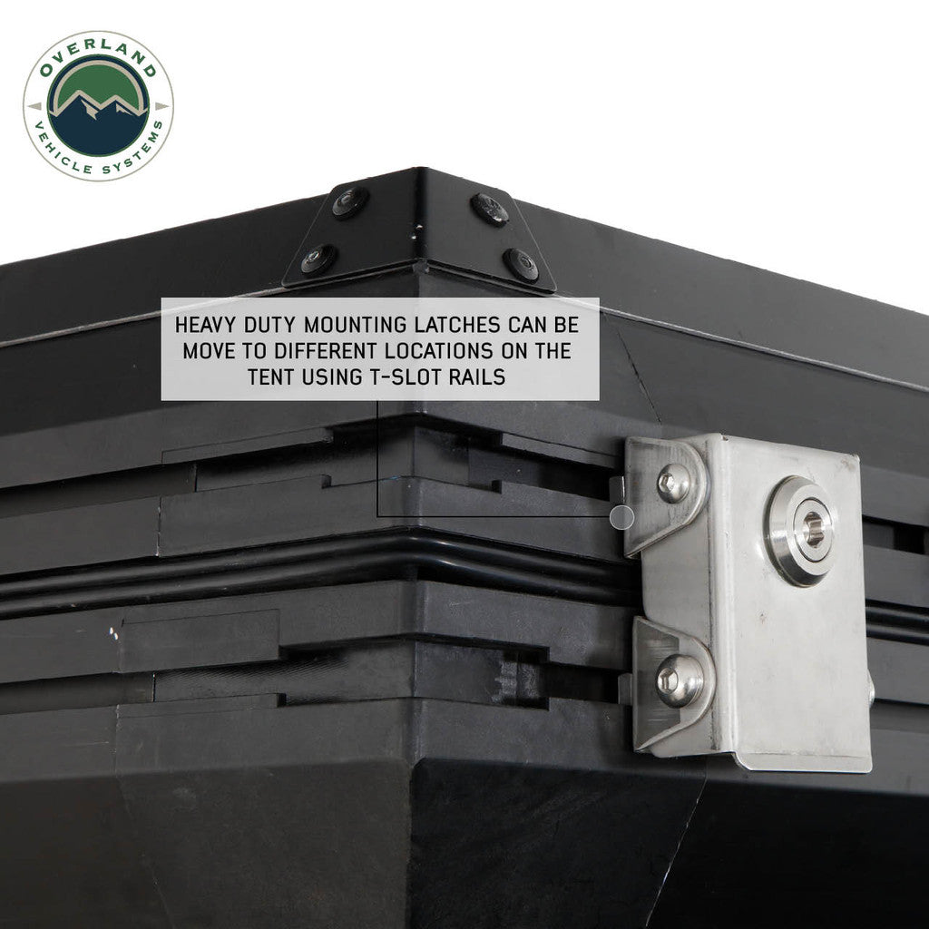 OVS Sidewinder Side Load Aluminum Roof Top Tent Black Shell & Grey Body 18109901
