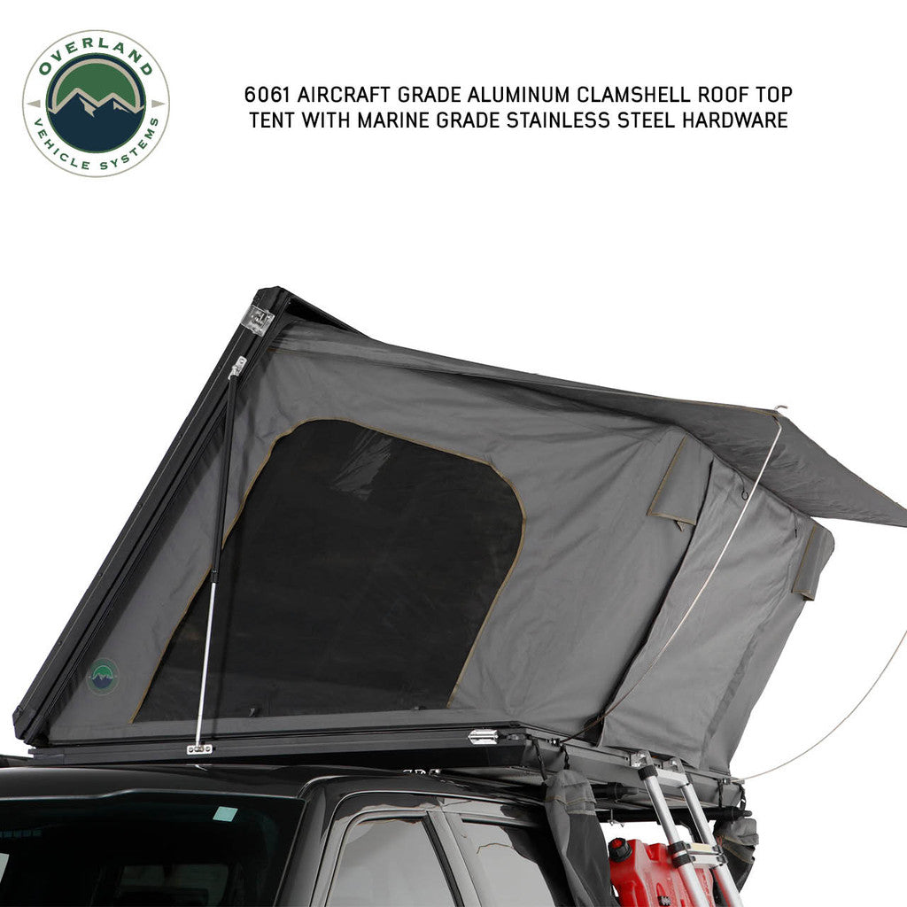 OVS Sidewinder Side Load Aluminum Roof Top Tent Black Shell & Grey Body 18109901