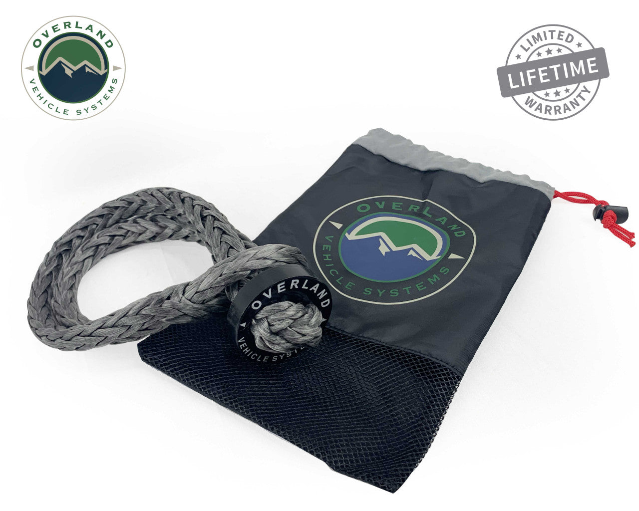 OVS Soft Shackle 7/16" 41,000 Lb. With Collar 22" With Storage Bag Universal 19139919
