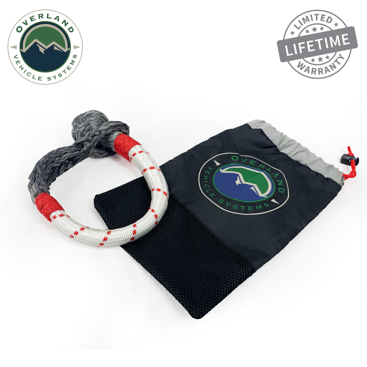 OVS Soft Shackle 7/16" 41,000 Lb. With Loop & Abrasive Sleeve 23" With Storage Bag 19129903
