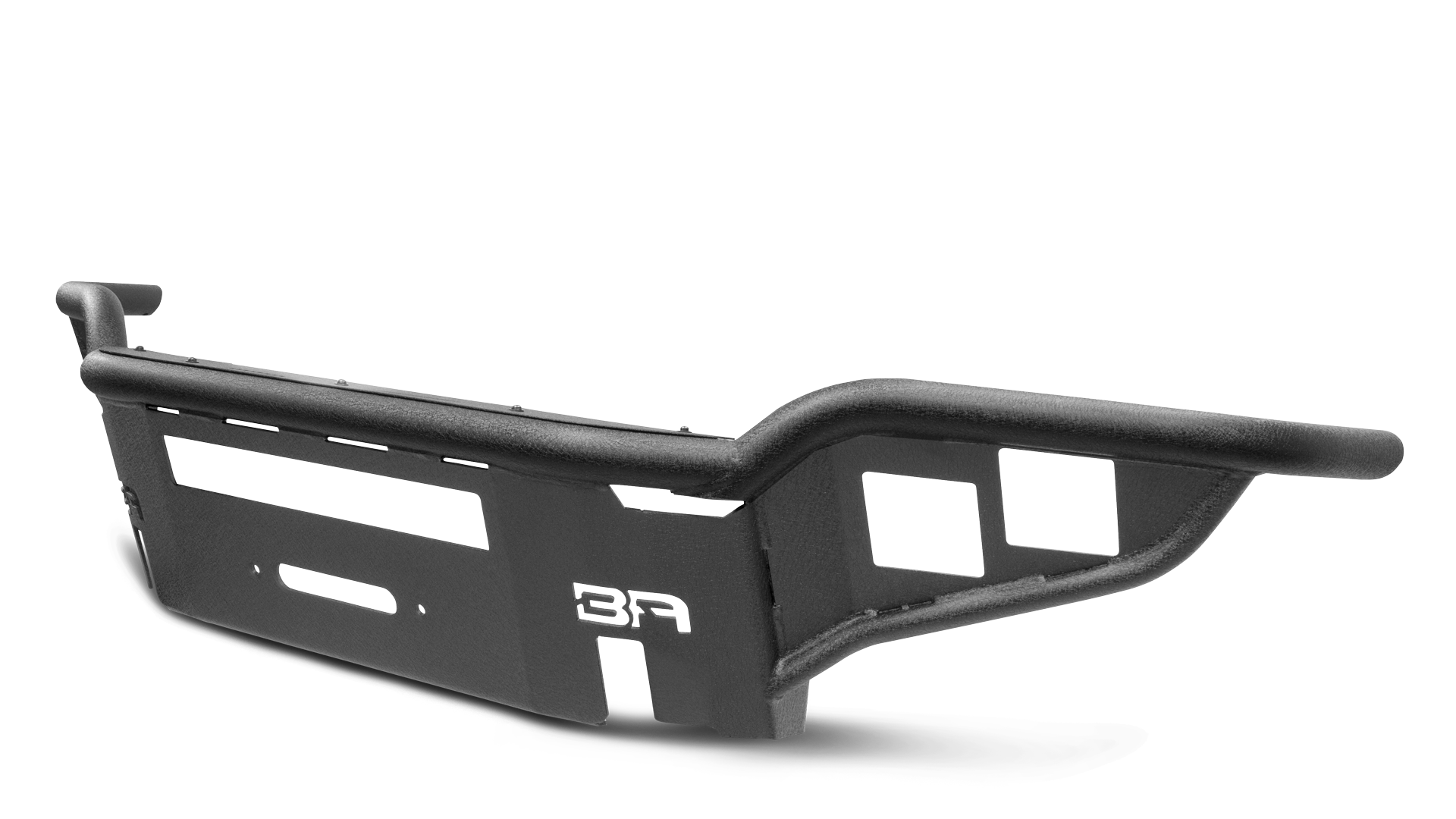 Body Armor 2016-2023 Toyota Tacoma Desert Series Front Winch Bumper Black TC-19337