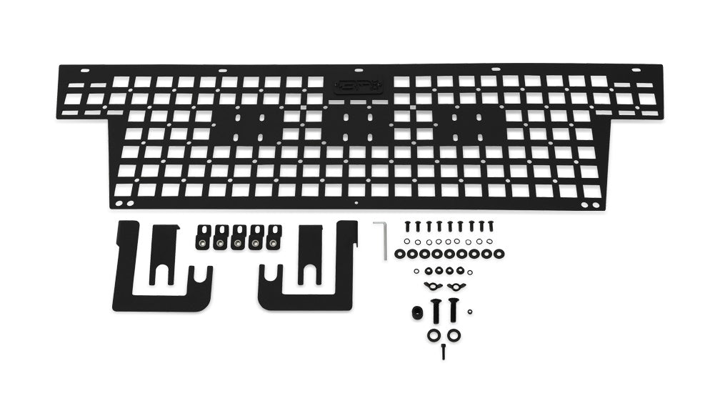 Body Armor 2005-2023 Toyota Tacoma Front Bed Molle System Light Texture Bed Accessories Black TC-7126