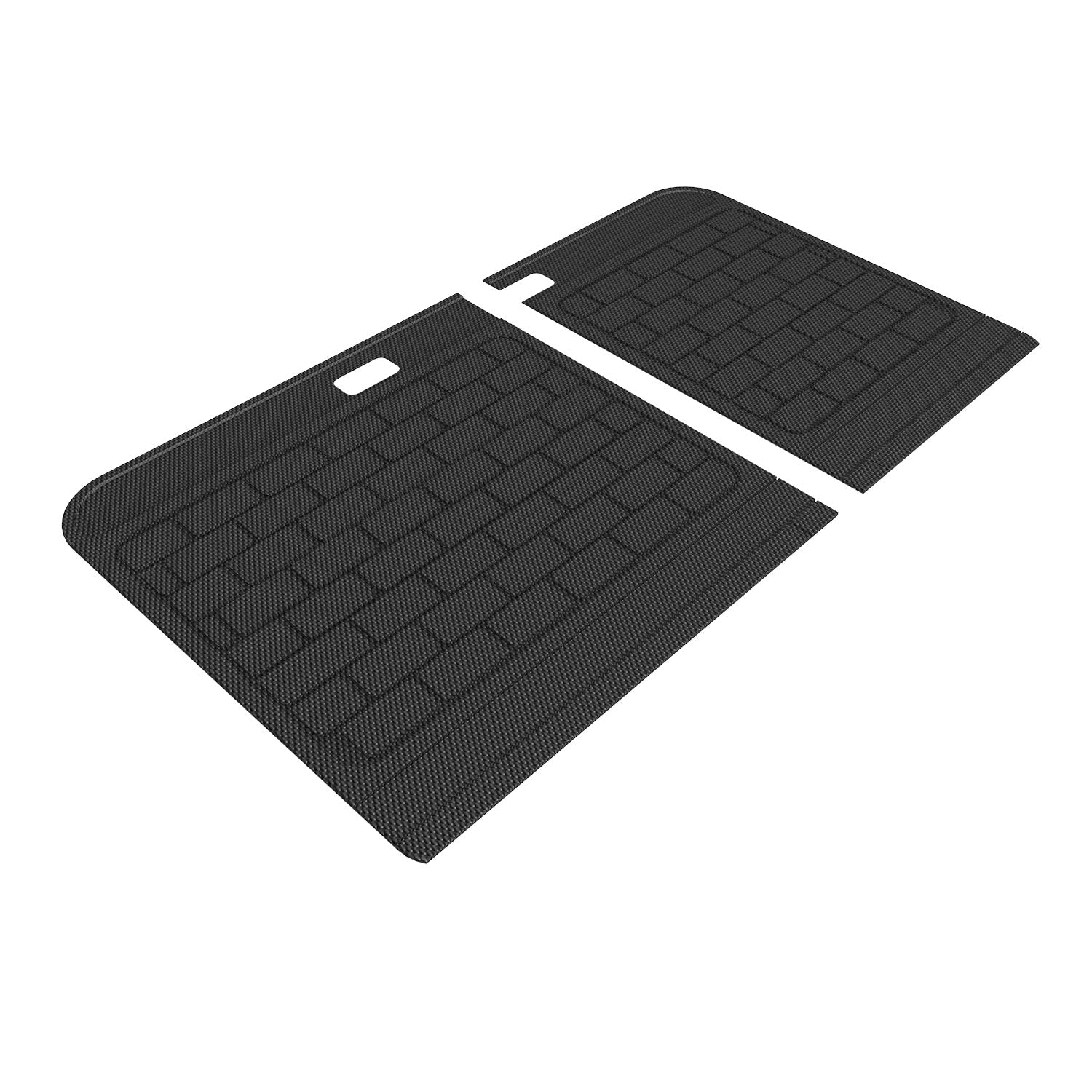 3D Maxpider 2021-2023 Tesla Model 3 Custom Fit Kagu Seatback Protector Carbon Fiber Embossed Pattern Black Q1TL0441309