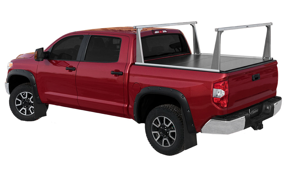 ADARAC 2007-2021 Toyota Tundra 8' Silver Aluminum Pro Series Truck Bed Racks F2050031