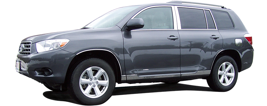 QAA 2008-2013 Toyota Highlander SUV 2011-2020 Sienna Minivan 4dr 2012-2015 Tacoma 2dr 4dr Pickup Truck Chrome Plated Plastic Mirror Cover Set MC28110