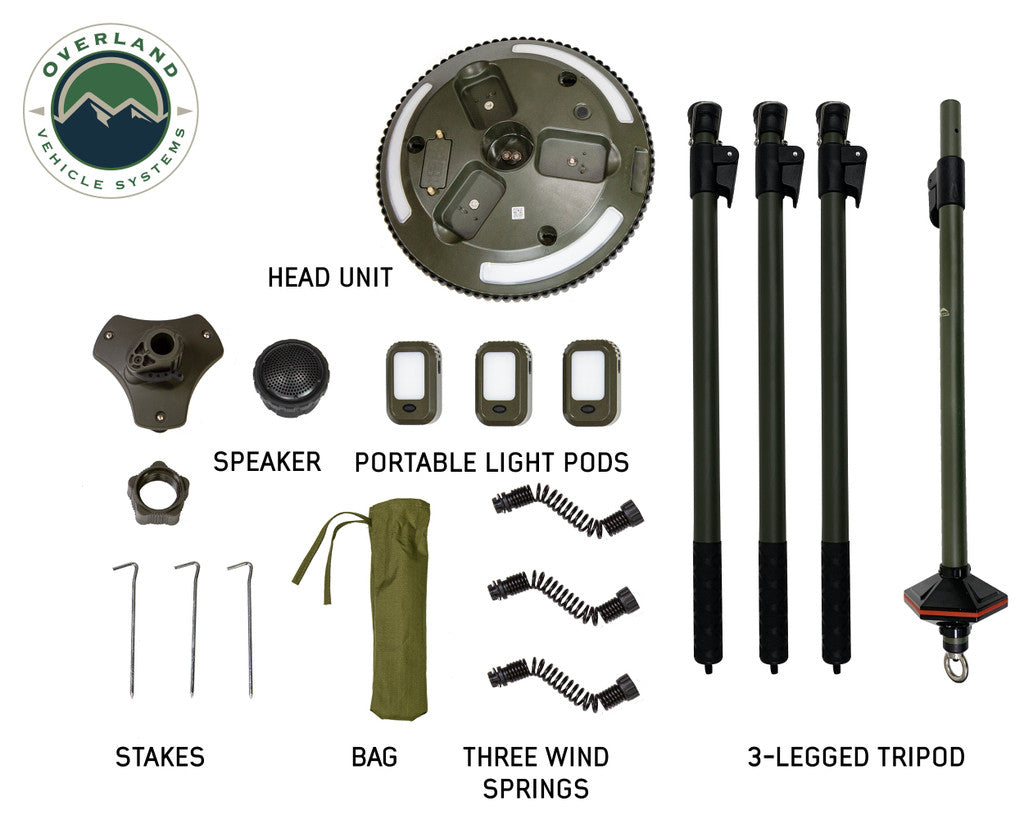 OVS UFO Solar Light Pods & Speaker 15049901