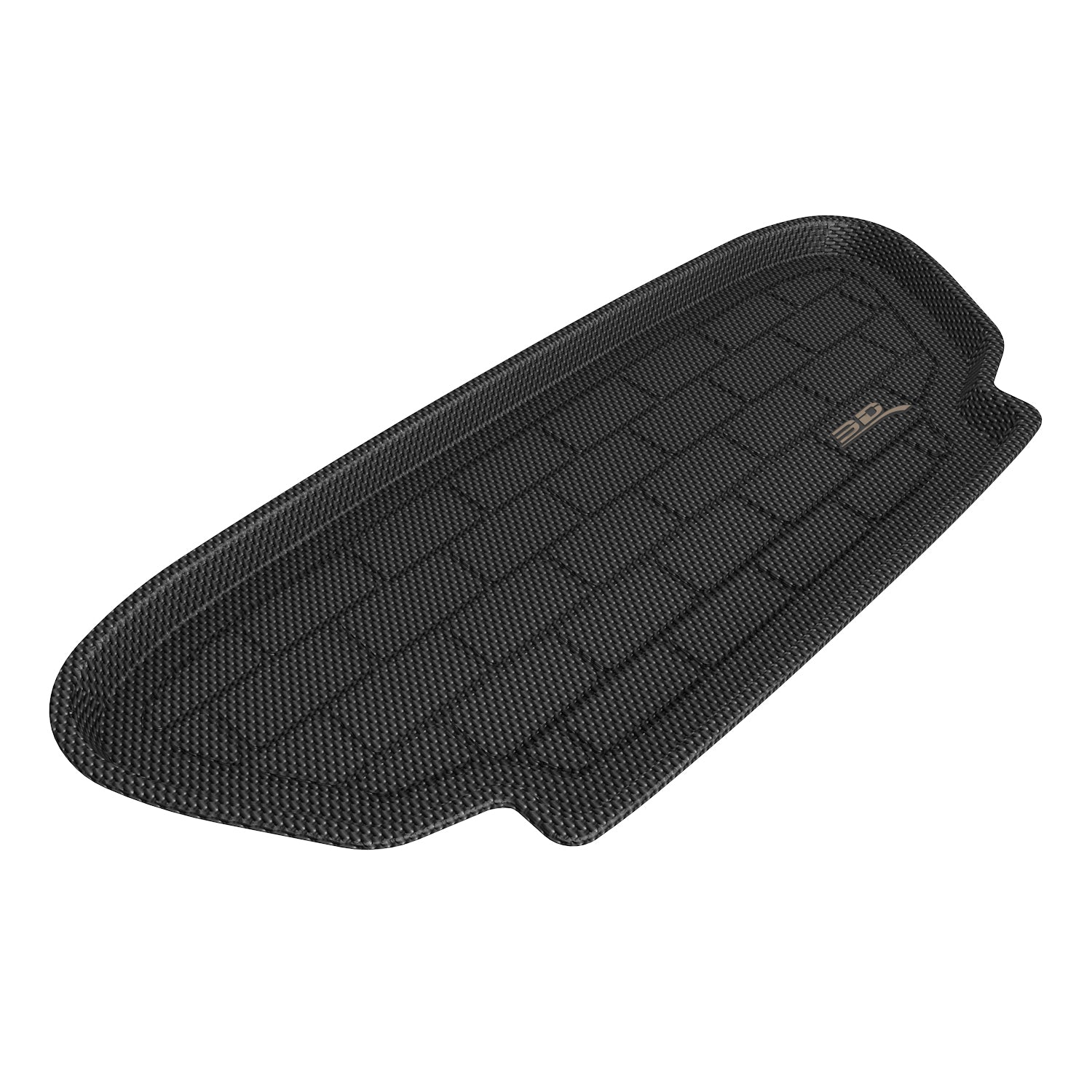3D Maxpider 2022-2024 Volvo XC40 Recharge Custom Fit Kagu Cargo Liner Fiber Embossed Pattern Black M1VV0421309