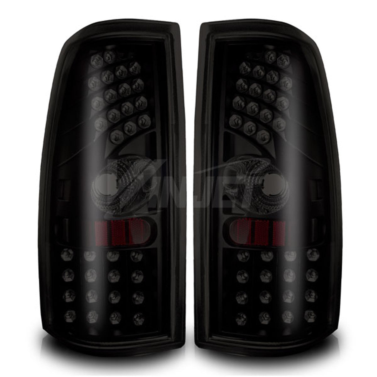 Winjet 1999-2006 Chevrolet Silverado 1999-2003 GMC Sierra LED Tail Light Black Smoke CTWJ-0006-BS