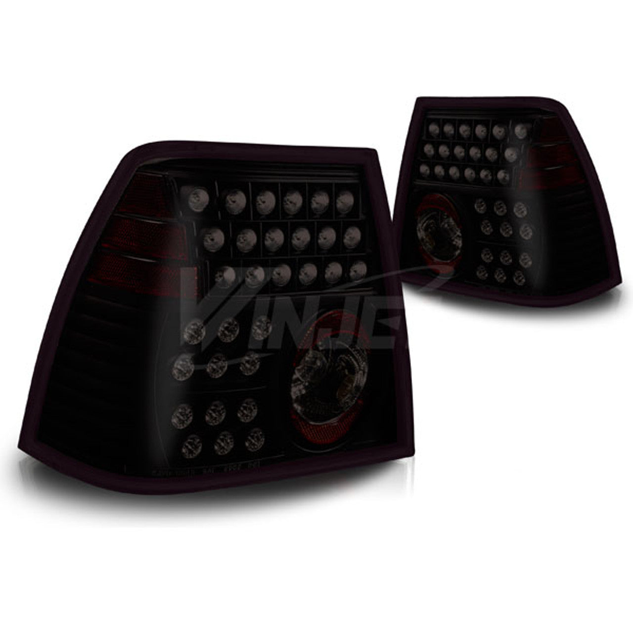 Winjet 1999-2005 Volkswagen Jetta LED Tail Light Black Smoke CTWJ-0048-BS