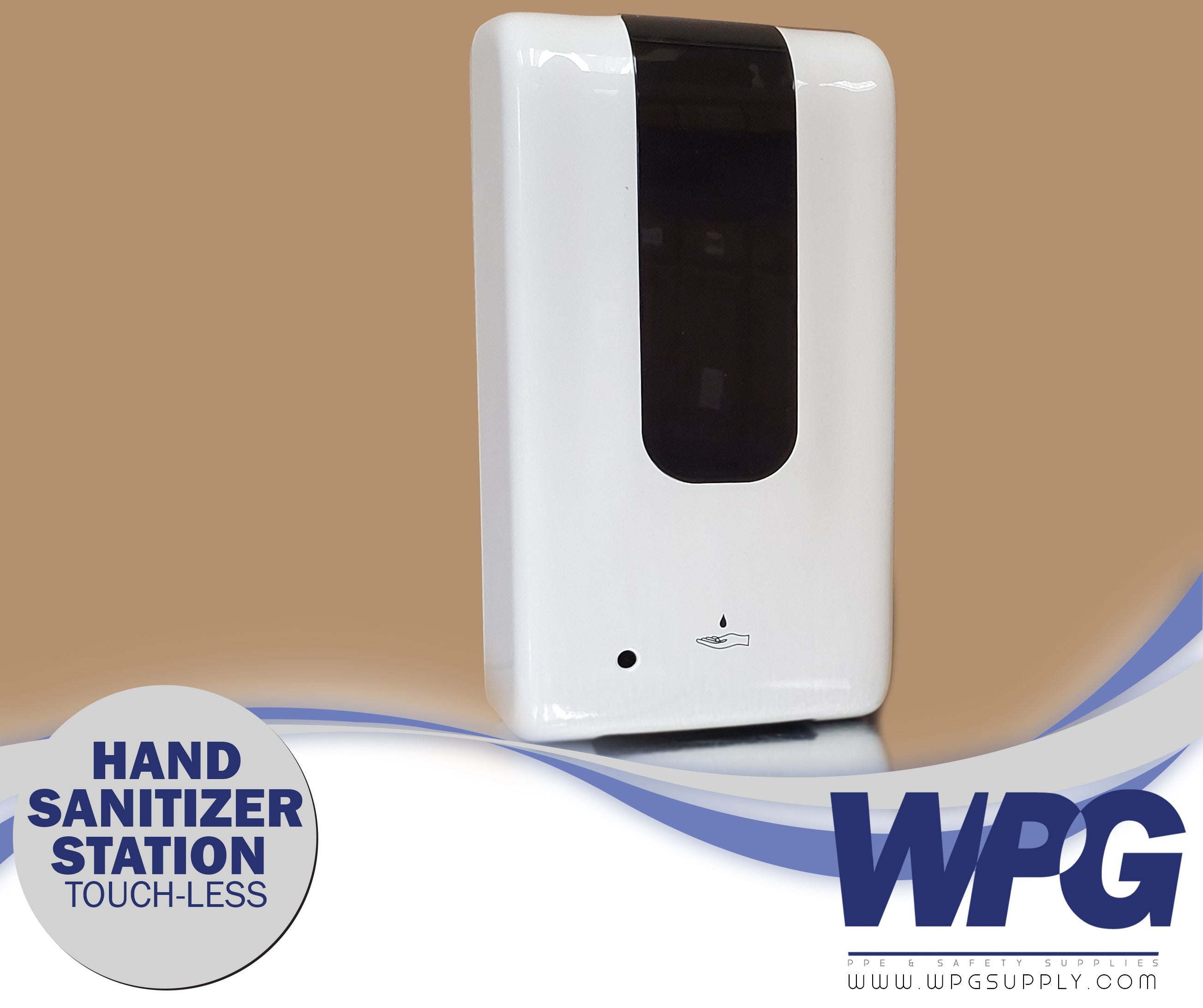 Race Sport New Wall Mount 1200ml Liquid Spray Pump Automatic Hand Sanitizer Battery or DC Powered Options WPG00071SP