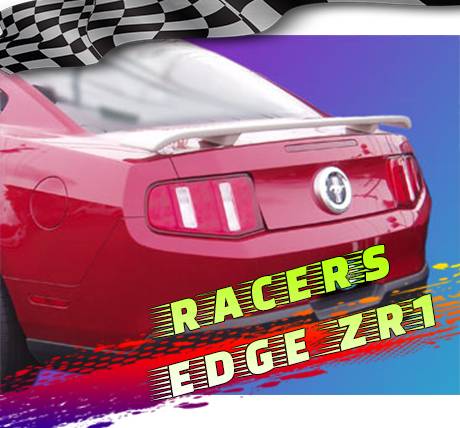 RacersEdgeZR1 2010-2014 Ford Mustang Custom Style ABS Spoilers RE517N-6