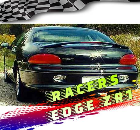 RacersEdgeZR1 1999-2002 Chrysler LHS Custom Style ABS Spoilers RE73L-3