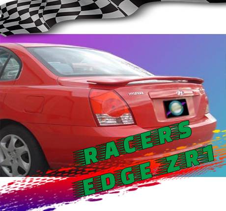 RacersEdgeZR1 2001-2003 Hyundai Elantra Custom Style ABS Spoilers RE76L2-8
